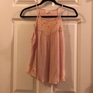 Delicate blush pink tank